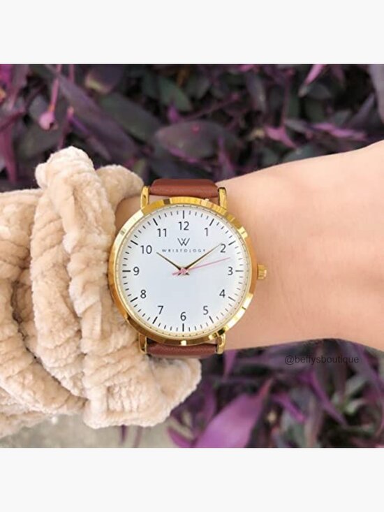 Oversized Nurse Watch with Interchangeable Leather Band